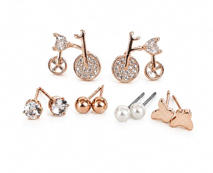 5 Unique Stud Combo Set