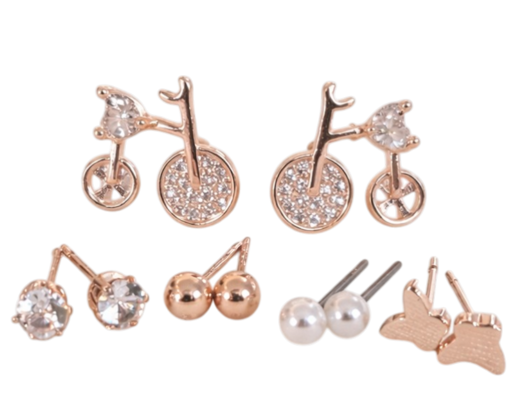 5 Unique Stud Combo Set