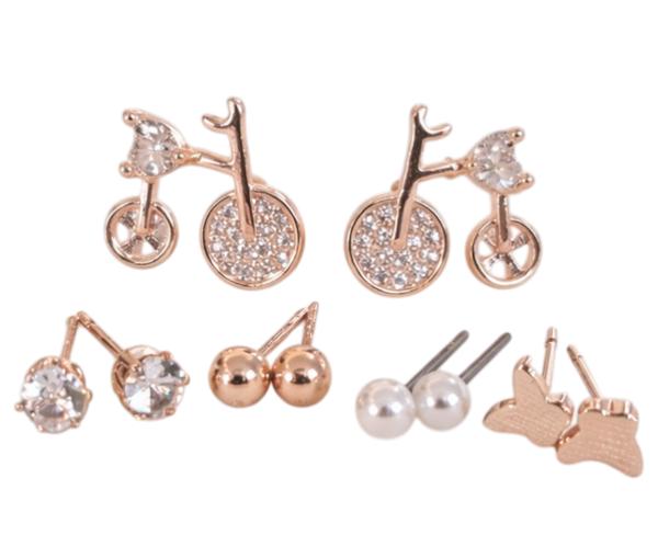 5 Unique Stud Combo Set