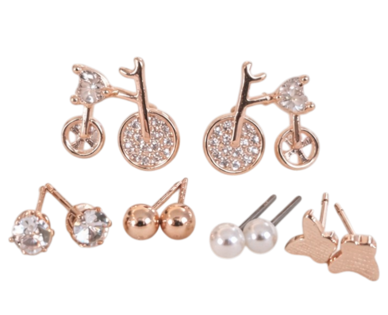 5 Unique Stud Combo Set
