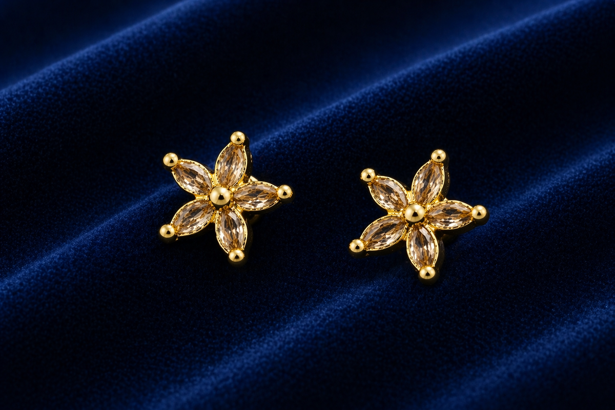 Star AD studs Earrings