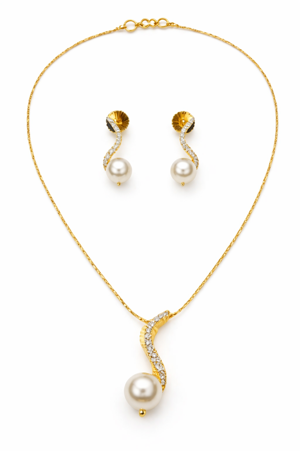 Pearl Grace Pendant Set