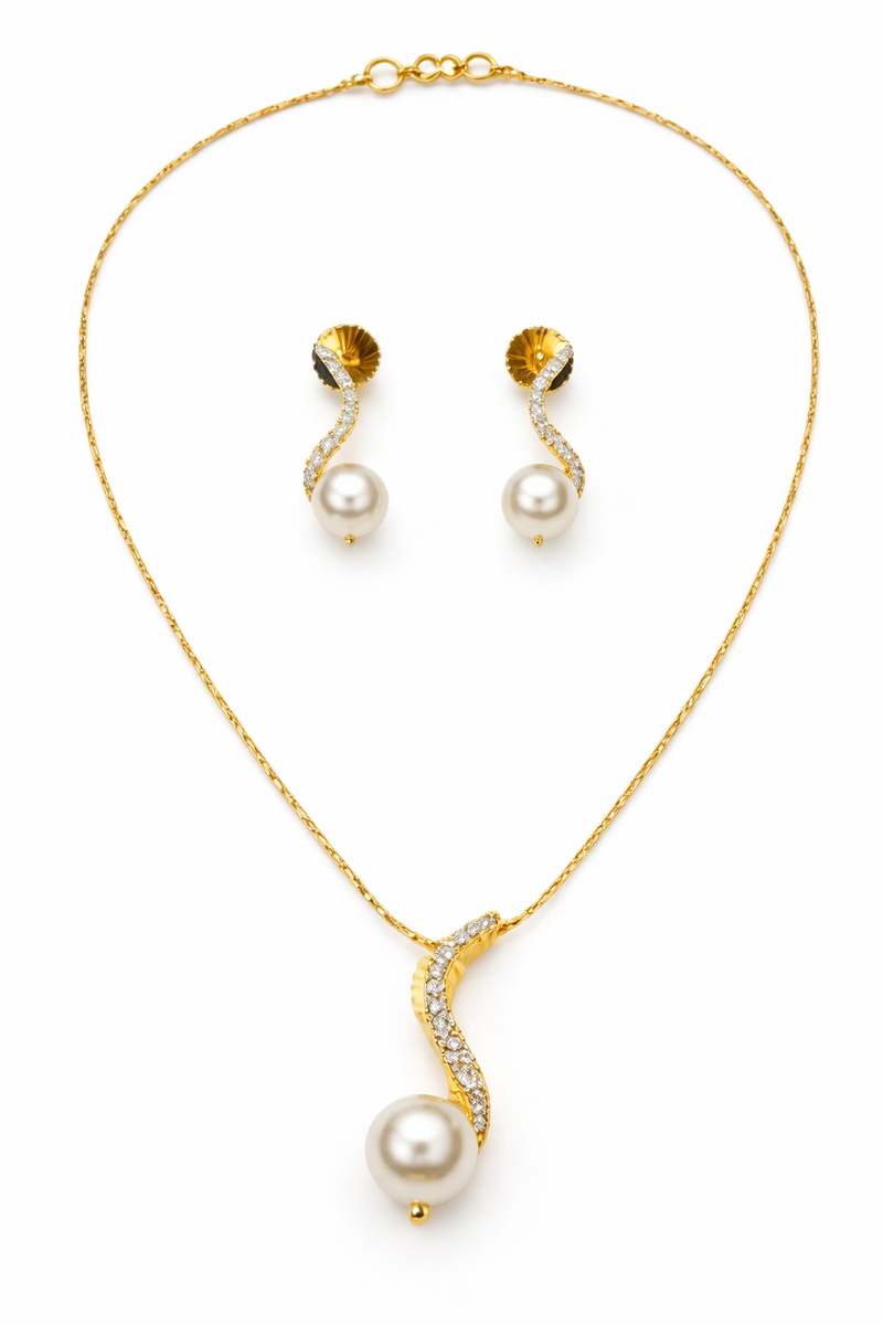 Pearl Grace Pendant Set
