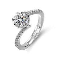 Solitaire CZ Diamond Ring