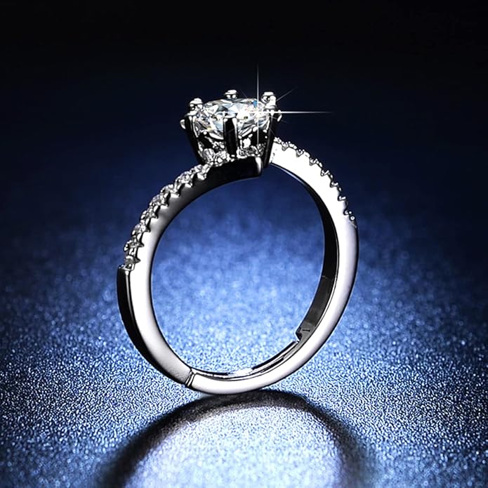 Solitaire CZ Diamond Ring