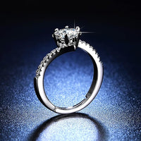 Solitaire CZ Diamond Ring