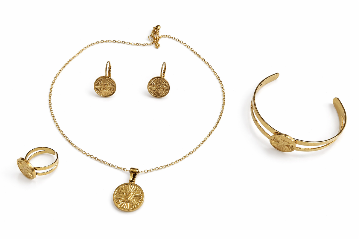 Simple Ginni Design Pendant Set Combo