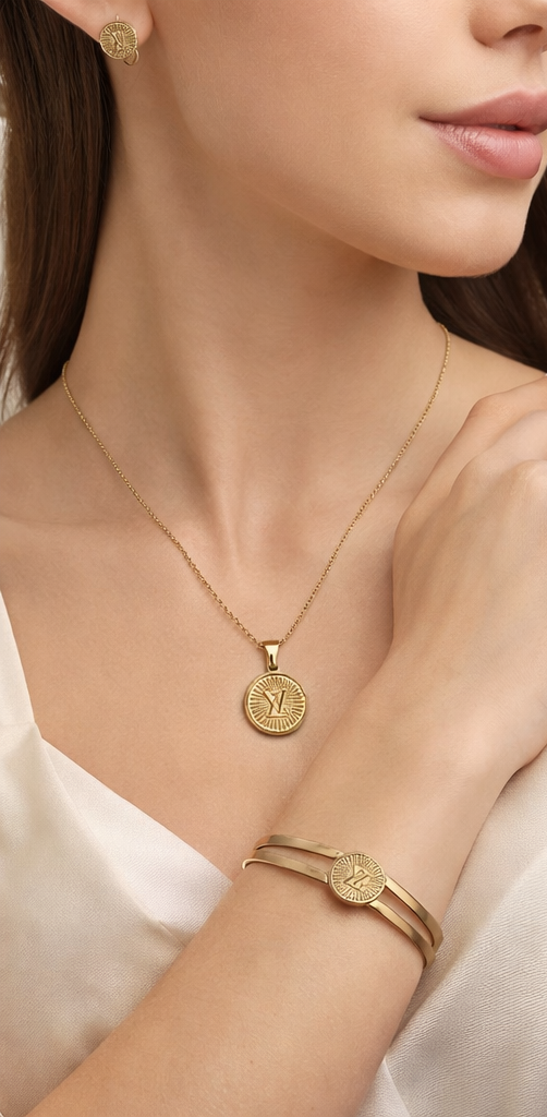Simple Ginni Design Pendant Set Combo