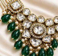 Gold Plated Kundan Choker Necklace Set